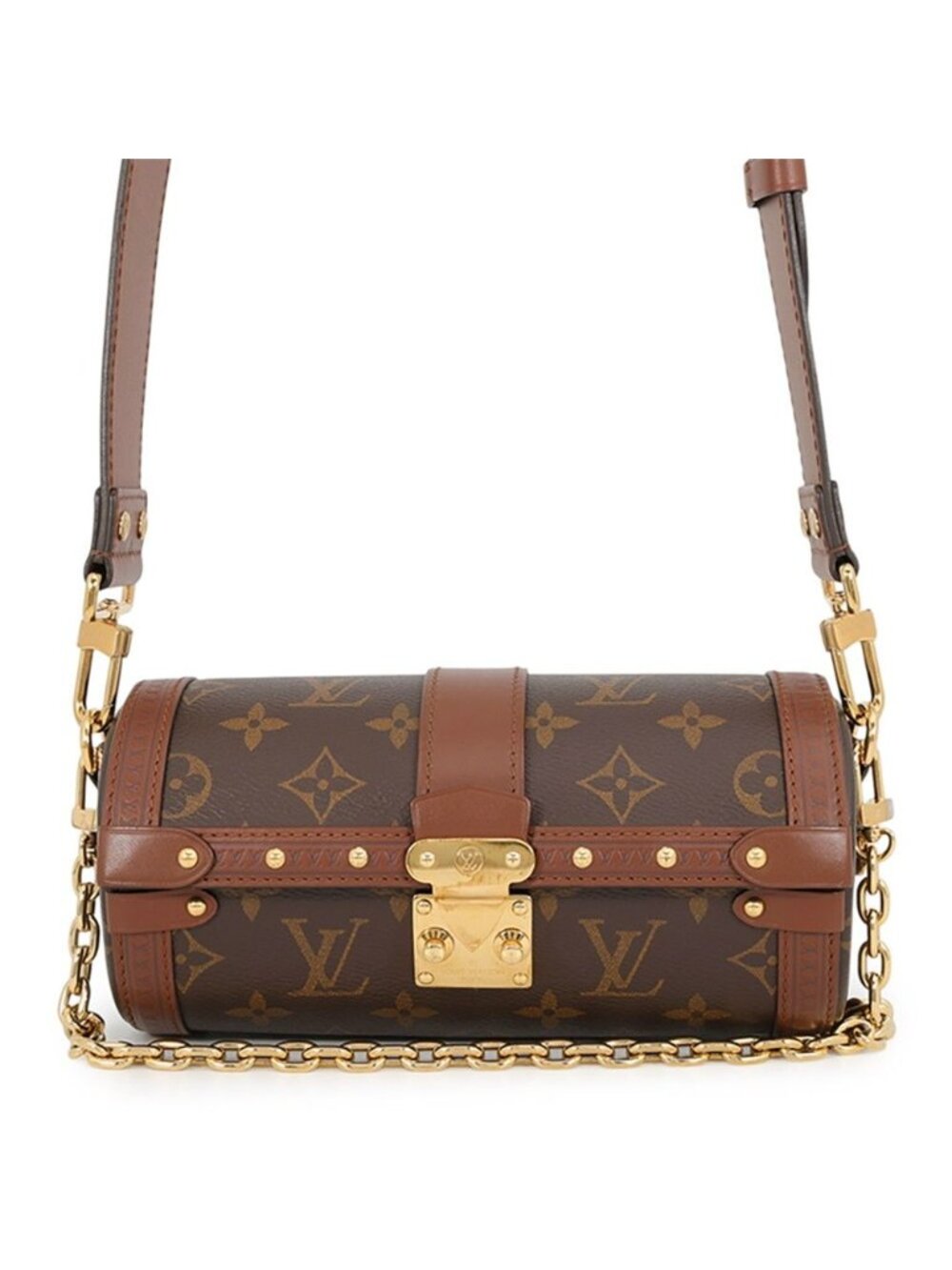 Louis Vuitton Shoulder Bag Monogram Papillon Trunk 2-Way
